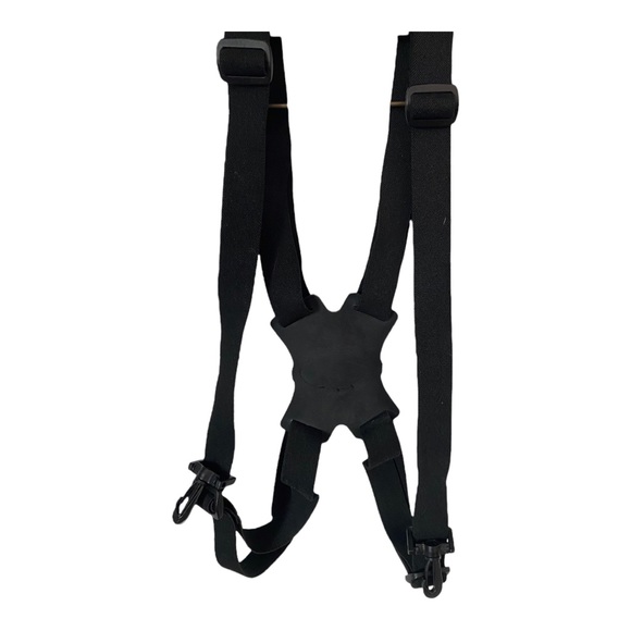 Cabelas Chest Pack Harness Elastic Black Bino Replacement Hunting Hiking Strap - Picture 3 of 4